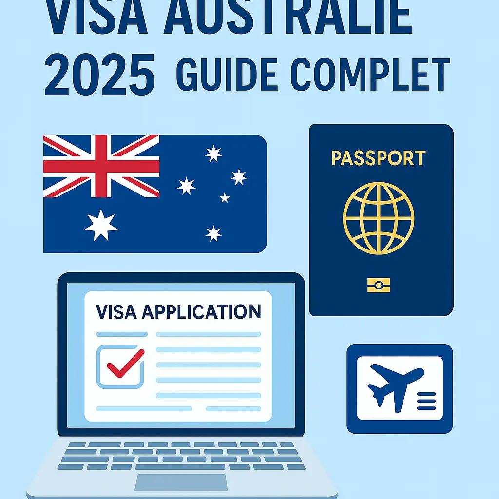 Visa Australie 2025 : Guide complet pour le tourisme, les études et le travail