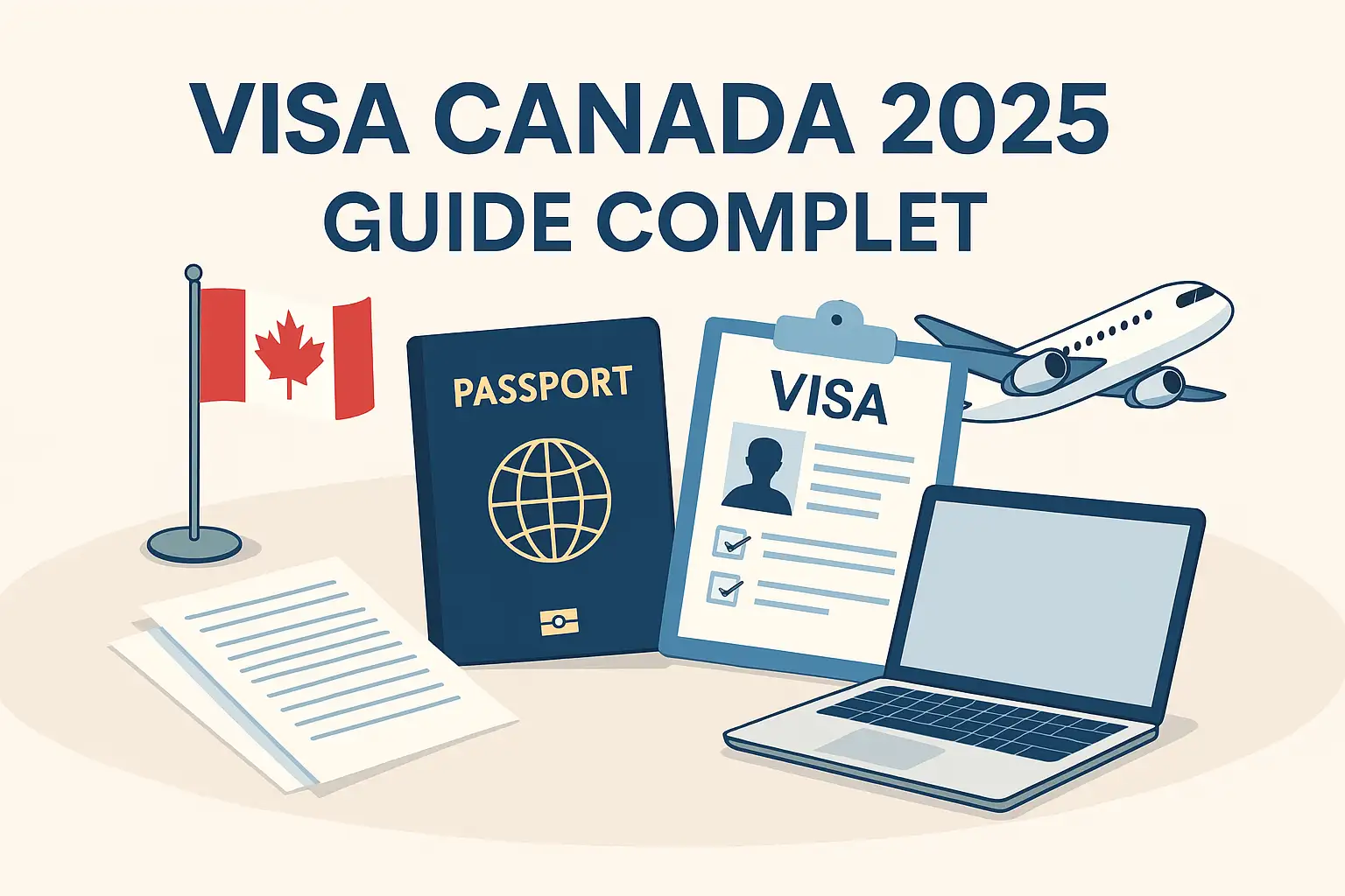 Demande de visa pour le Canada : Guide complet pour tous les types en 2025