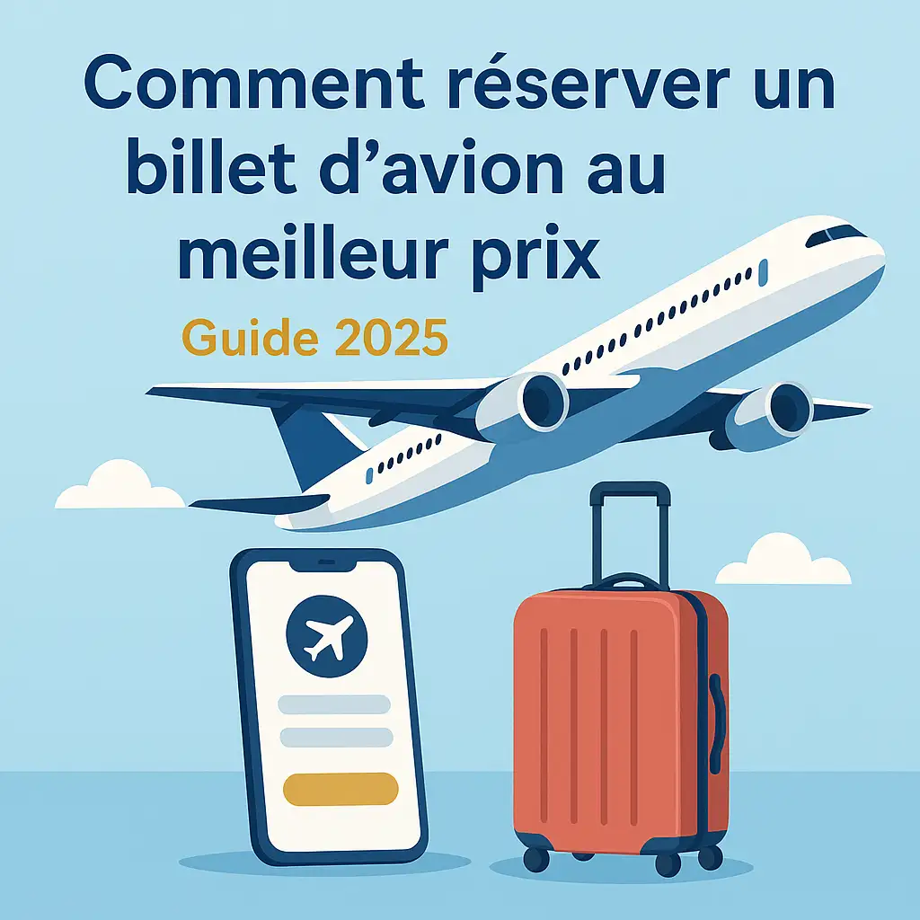 Comment réserver un billet d’avion au meilleur prix en 2025 (Guide Complet)